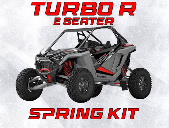Polaris RZR TURBO R 2 Seat Tender HD Spring Upgrade kit